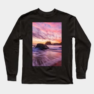 The Beach at Sunset Long Sleeve T-Shirt